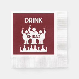 Guardanapo De Papel Shiraz Wine Drinkers