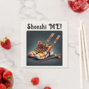 Guardanapo De Papel Shoeshi ME - Sneaker Sushi Único