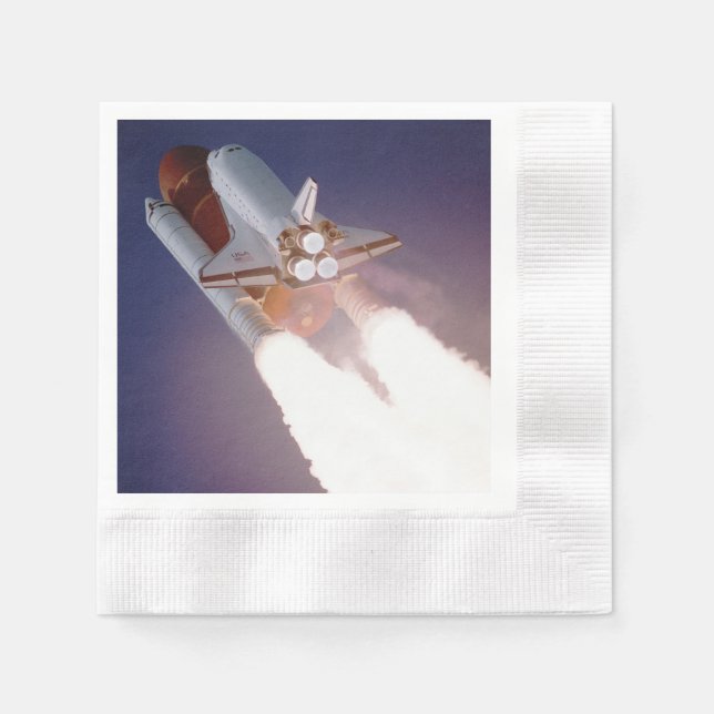 Guardanapo De Papel Shuttle do Espaço (Frente)