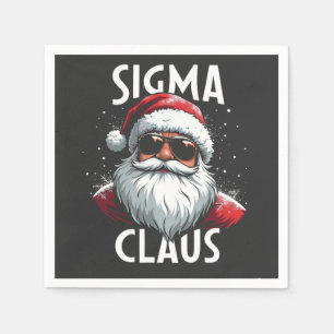Guardanapo De Papel Sigma Claus Funny Gen Alpha Escola Christma