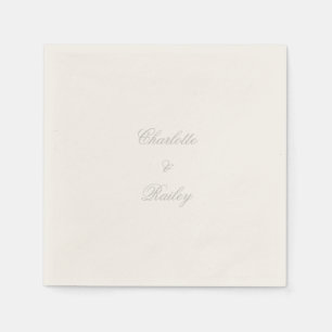 Guardanapo De Papel Silver Wedding