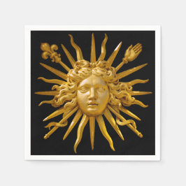 Guardanapo De Papel Símbolo de Luís XIV o Rei Sol