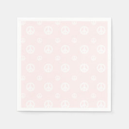 Guardanapo De Papel Símbolo de Paz Hippie, Surf Rosa, Aniversário