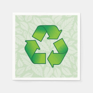 Guardanapo De Papel Símbolo de reciclagem