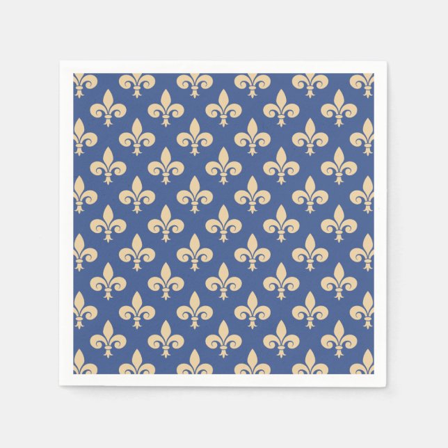 Guardanapo De Papel Símbolos Fleur-de-lis (Frente)