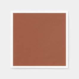 Guardanapo De Papel Simple Terracotta Cocktail Napkins