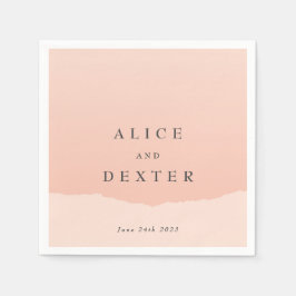 Guardanapo De Papel Simples Blush Blush Personalizado Napkins