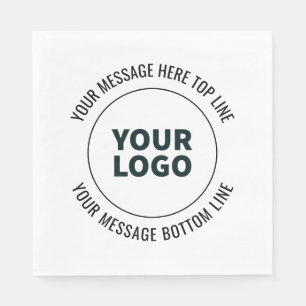 Guardanapo De Papel Simples de substituir com seu logotipo ou imagem