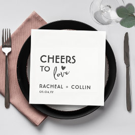 Guardanapo De Papel Simples e Minimalista Simples Saúde Coração Napkin