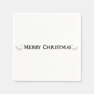 Guardanapo De Papel Simples Elegância "Feliz Natal" Napkins