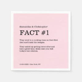 Guardanapo De Papel Simples Fato de Casamento Branco Rosa