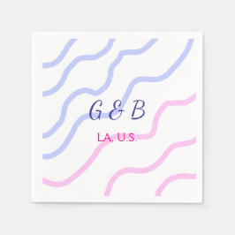 Guardanapo De Papel SIMPLES MINIMAL adicionar texto do nome da cidade