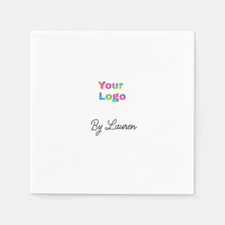 GUARDANAPO DE PAPEL SIMPLES MÍNIMO ADICIONE SEU LOGO TEXTO PERSONALIZA