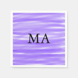 Guardanapo De Papel Simples monograma adicione seu nome com letra míni