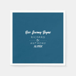 Guardanapo De Papel Simplesmente Moderno, Trendy Wedding