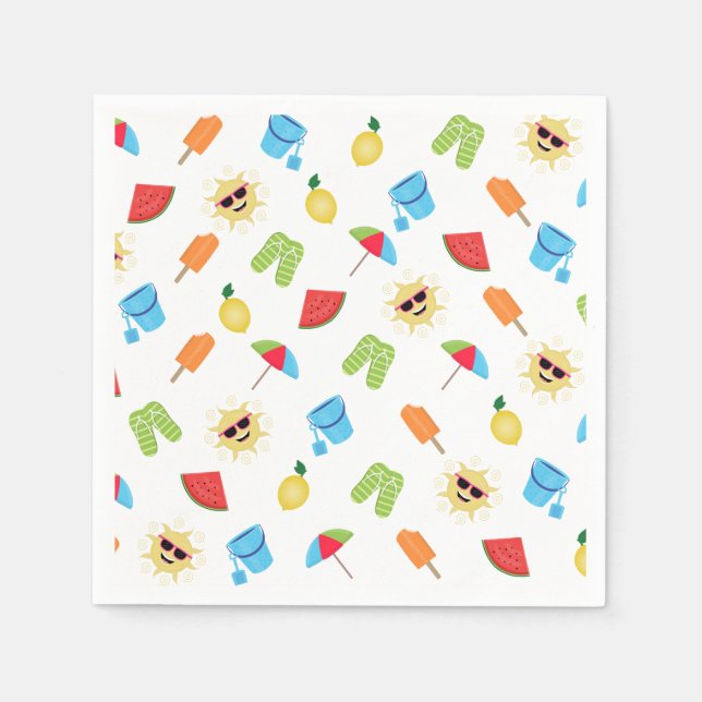 Guardanapo De Papel Simplesmente Verão (Frente)
