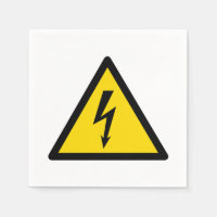 sinal de alta tensão símbolo elétrico aviso perigo