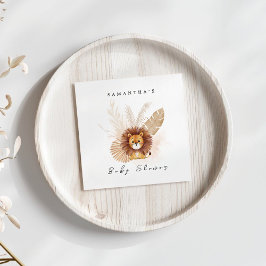 Guardanapo De Papel Sinal de boas-vindas do convite para chá de fralda