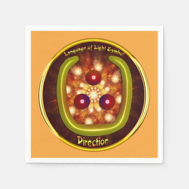 Guardanapo De Papel Sinal de Direção (Frente)