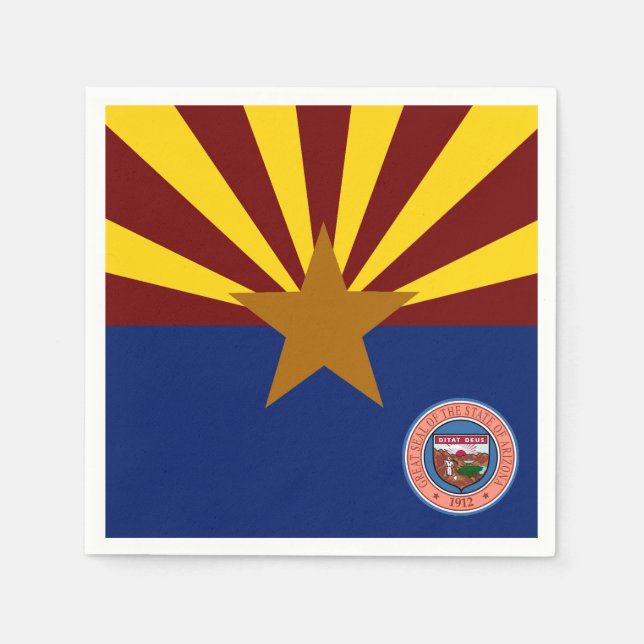 Guardanapo De Papel sinalizador de arizona (Frente)