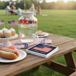 Guardanapo De Papel Sinalizador Personalizado da América do Deus abenç