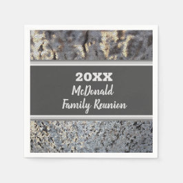 Guardanapo De Papel Sindicato da Família Cocktail Snakeskin Mosaico