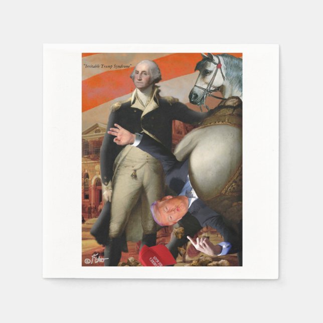 Guardanapo De Papel Síndrome de Trump Irritável (Frente)