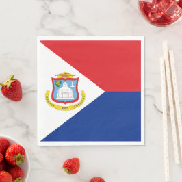 Guardanapo De Papel Sint Maarten flag