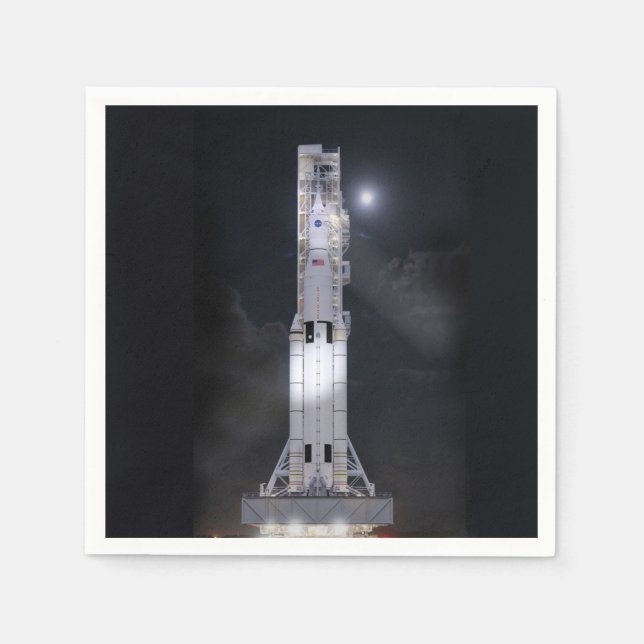 Guardanapo De Papel Sistema de Lançamento de Espaço SLS da NASA (Frente)