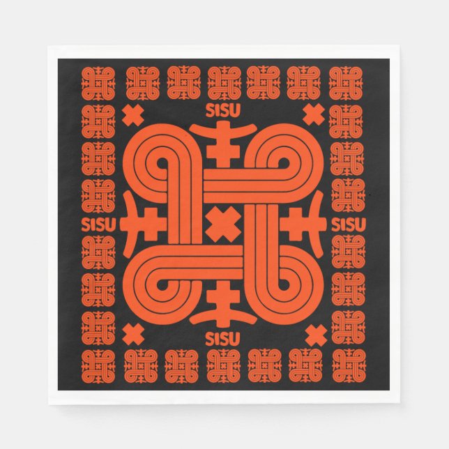 Guardanapo De Papel Sisu Art Finlandês (Frente)