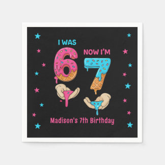 Guardanapo De Papel Six Seven Birthday Napkins