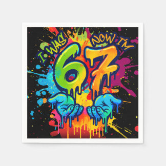 Guardanapo De Papel Six Seven Birthday Napkins