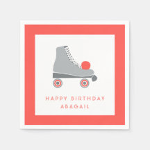 Skate do cilindro - Coral