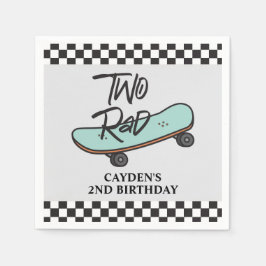 Guardanapo De Papel Skateboard Dois Radical Aniversário de 2 anos