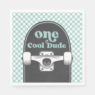 Guardanapo De Papel Skateboard One Legal Duo Birthday