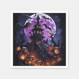 Guardanapo De Papel Skeleton Spookeen Skeleton Casa Assombrada