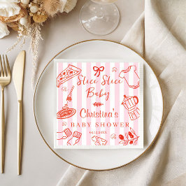 Guardanapo de papel Slice Slice Baby Pizza & Baby