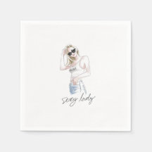 Slogan de senhora sexy com moça