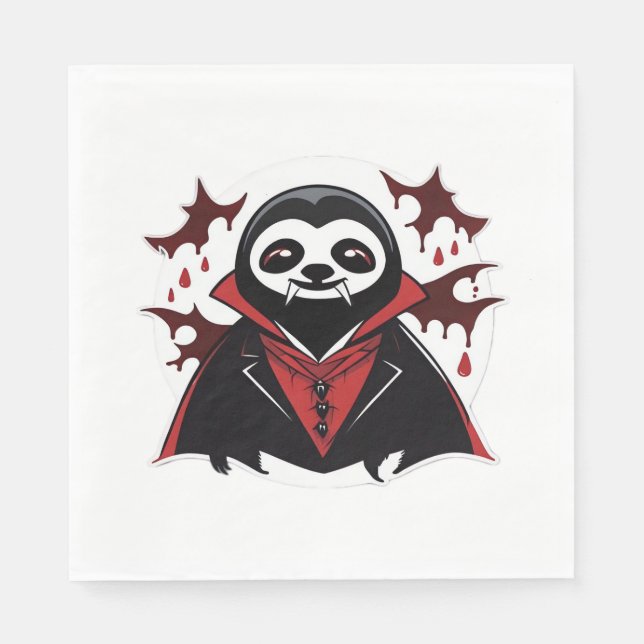 Guardanapo De Papel Sloth vampire Classic T-Shirt_1 (Frente)