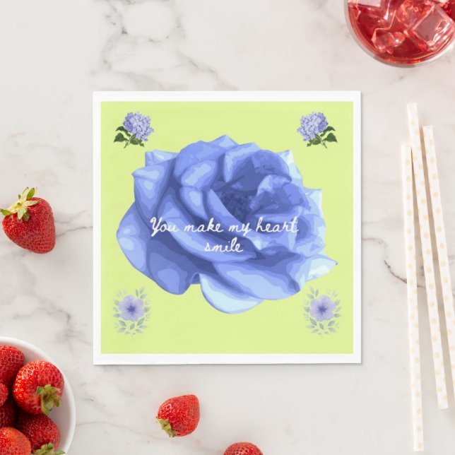 Guardanapo De Papel Smiling heart light green (Insitu)