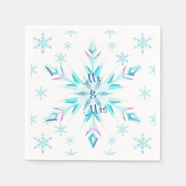 Guardanapo De Papel Snowflake Wedkins