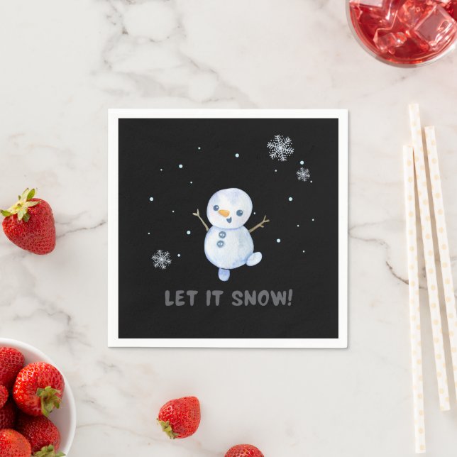 Guardanapo De Papel Snowman (Insitu)