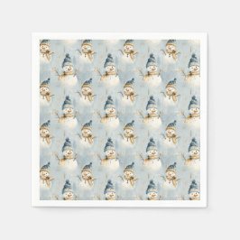 Guardanapo De Papel Snowman Serenade