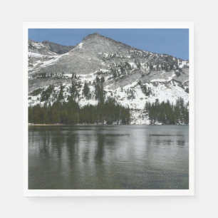 Guardanapo De Papel Snowy Tenaya Lake Yosemite - Foto do Parque Nacion