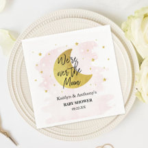 Sobre A Lua | Chá de fraldas de raparigas