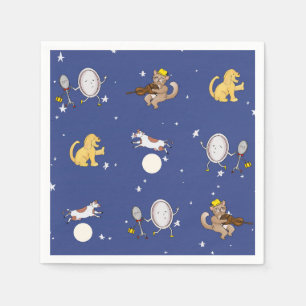 Guardanapo De Papel Sobre o Chá de fraldas Rhyme da Moon Sip-n