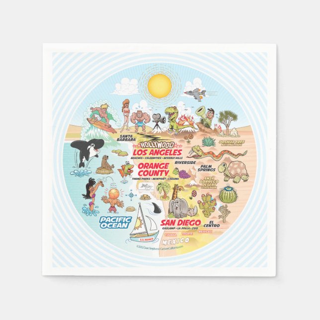 Guardanapo De Papel SoCal (Frente)