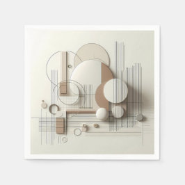 Guardanapo De Papel Soft 3D Linework 