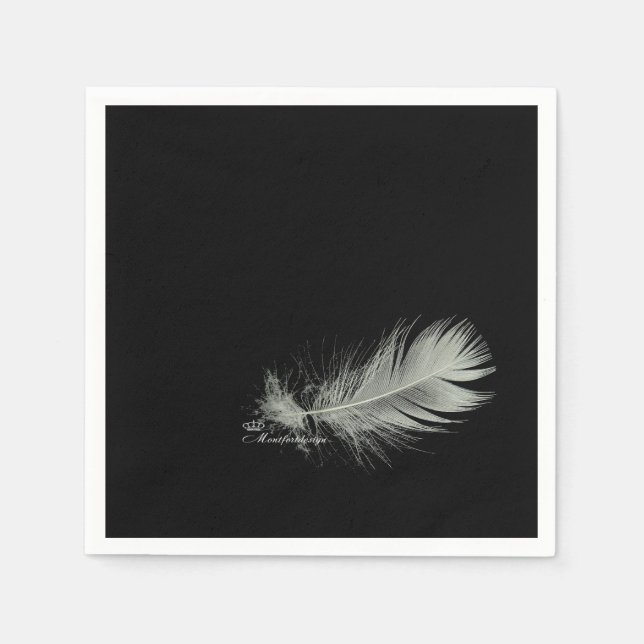 Guardanapo De Papel Soft Feather Elegance (Frente)