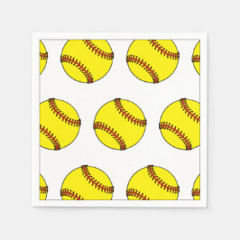 Guardanapo De Papel Softball Sports